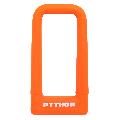 Замок навесной всепогодный АВАНГАРД PYTHON 626 ORANGE силикон с креплением на раму